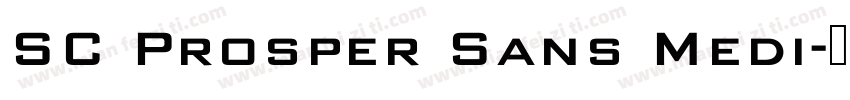 SC Prosper Sans Medi字体转换